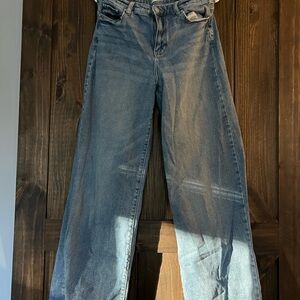 Wonderly Classic Blue Wide Leg Women's Jeans